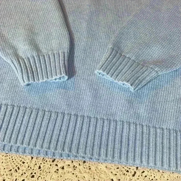 J McLaughlin combed cotton quarter zip sweater - Picture 8 of 8